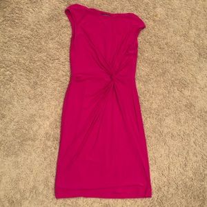 Ralph Lauren hot pink dress 14